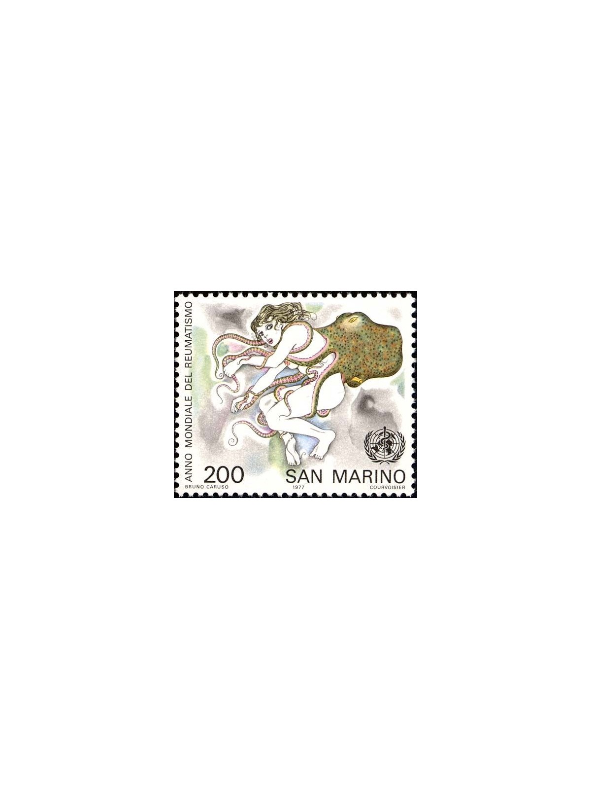SAN MARINO 1977 Anno del reumatismo MNH**