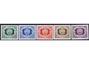 SAN MARINO 1977 Centenario del francobollo 5v MNH**