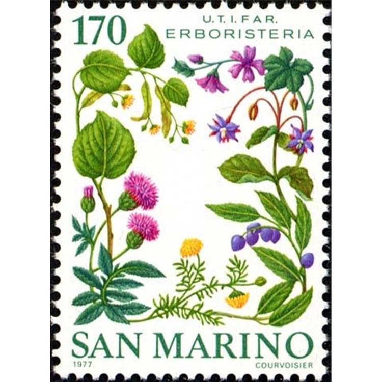 SAN MARINO 1977 Herbalism MNH**