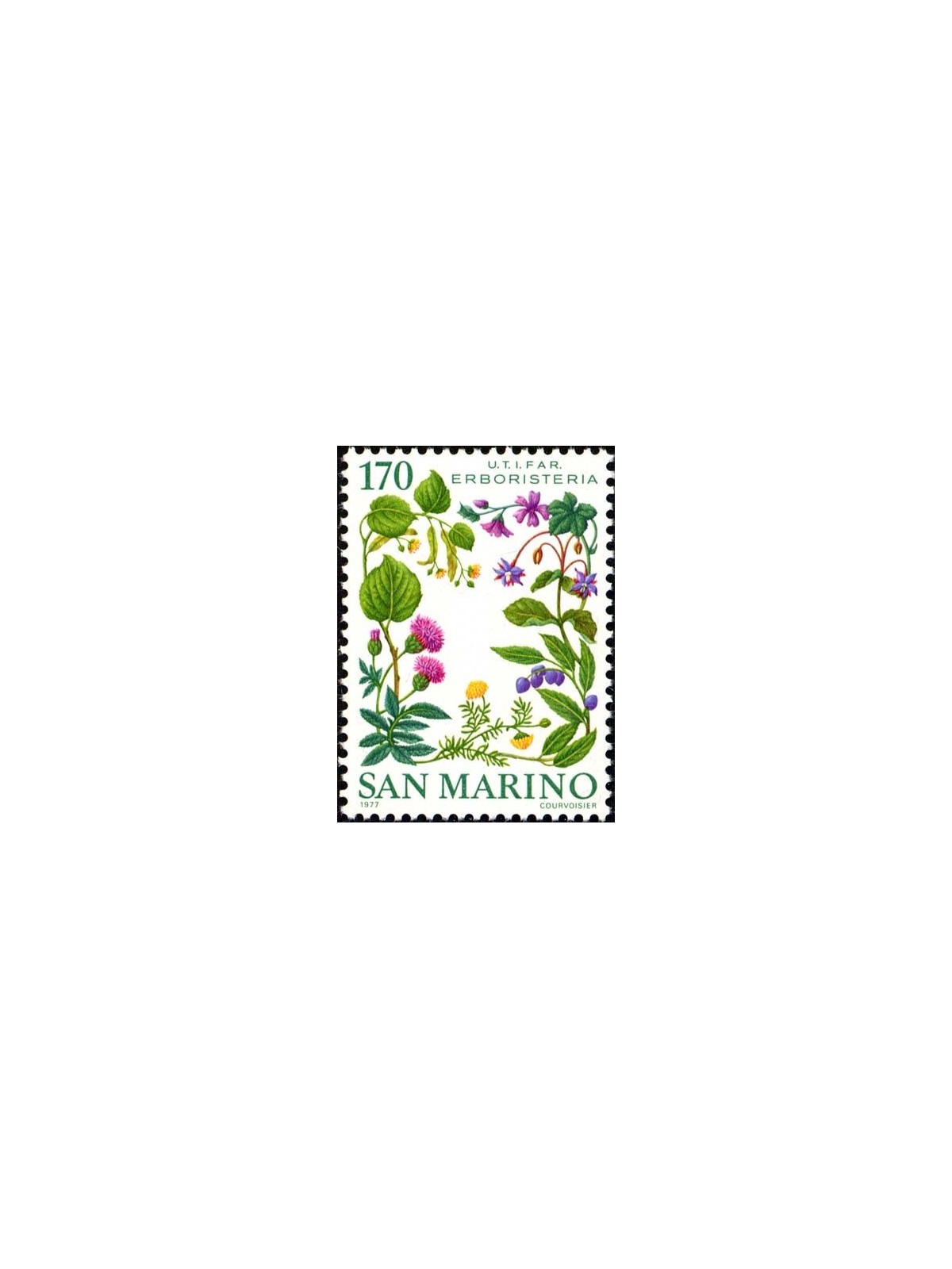 SAN MARINO 1977 Erboristeria MNH**