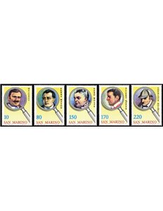 SAN MARINO 1979 Investigatori della letteratura poliziesca 5v MNH**