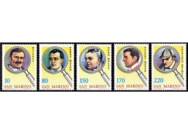 SAN MARINO 1979 Detectives of detective fiction 5v MNH**
