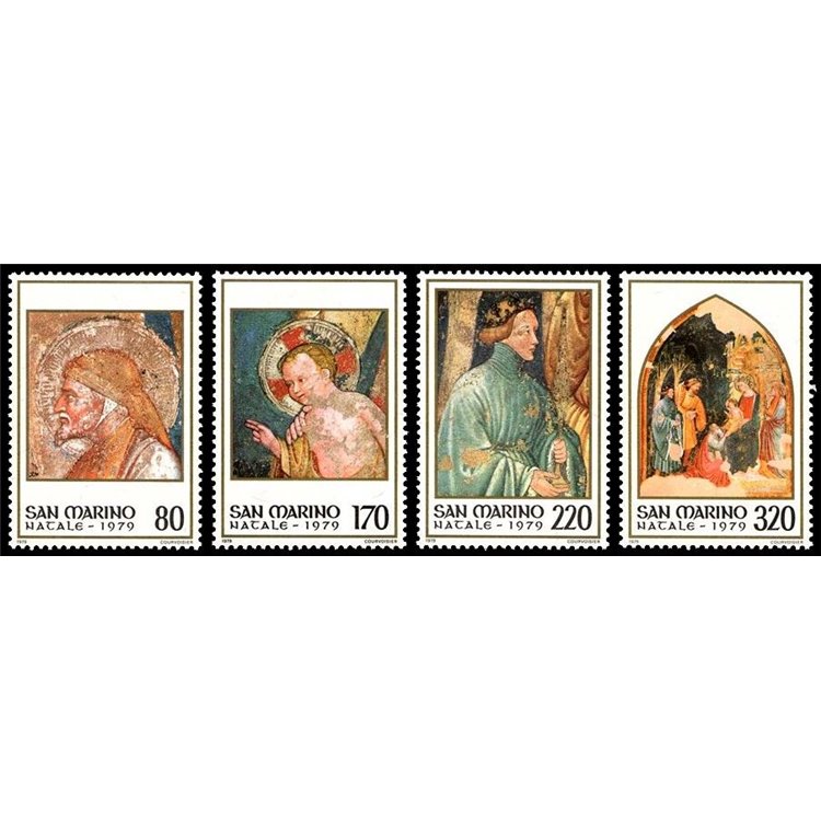 SAN MARINO 1979 Christmas 4v MNH**