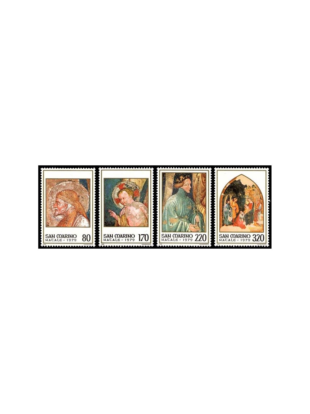 SAN MARINO 1979 Christmas 4v MNH**