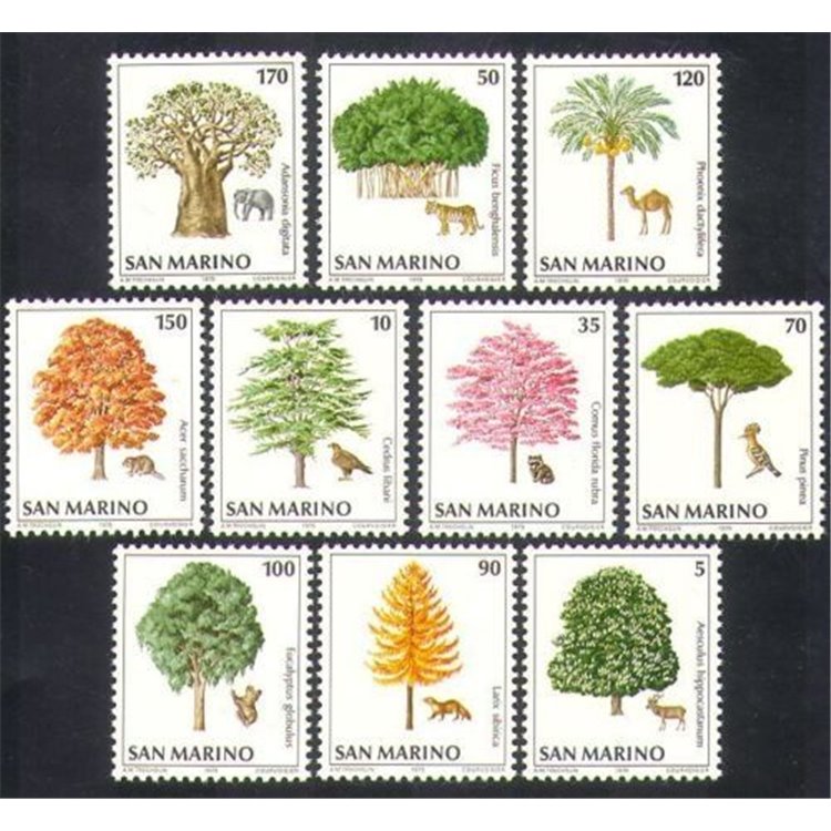 SAN MARINO 1979 Nature to be saved 10v MNH**