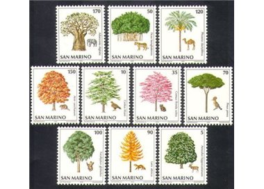 SAN MARINO 1979 Natura da salvare 10v MNH**