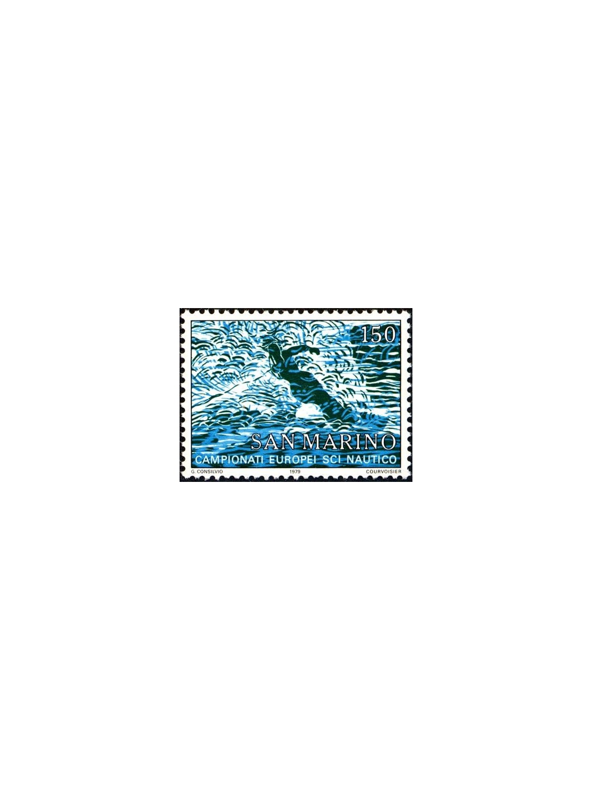 SAN MARINO 1979 Water Skiing MNH**