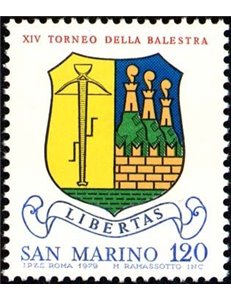 SAN MARINO 1979 Torneo della balestra MNH**
