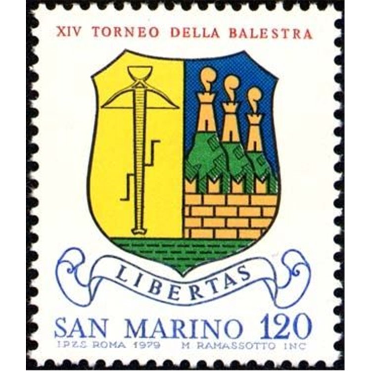 SAN MARINO 1979 Crossbow Tournament MNH**