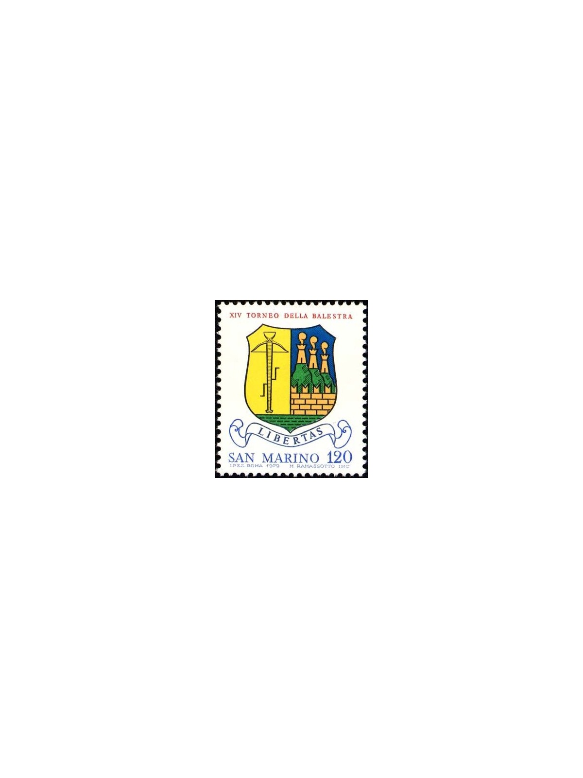 SAN MARINO 1979 Torneo della balestra MNH**