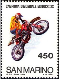 SAN MARINO 1984 Motocross Championship MNH**