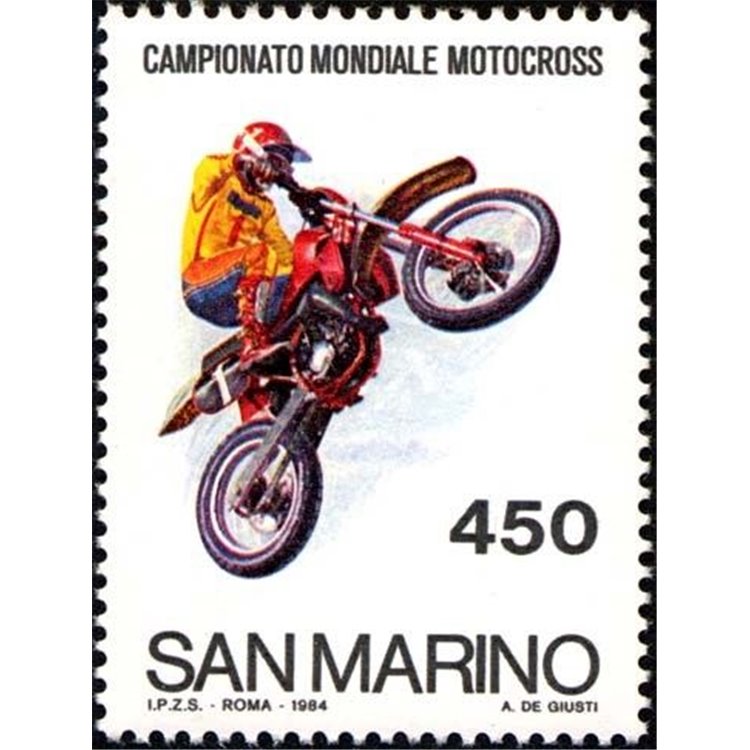 SAN MARINO 1984 Motocross Championship MNH**