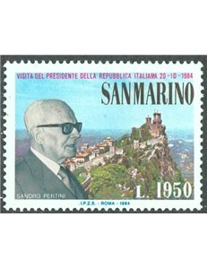 SAN MARINO 1984 Sandro Pertini MNH**