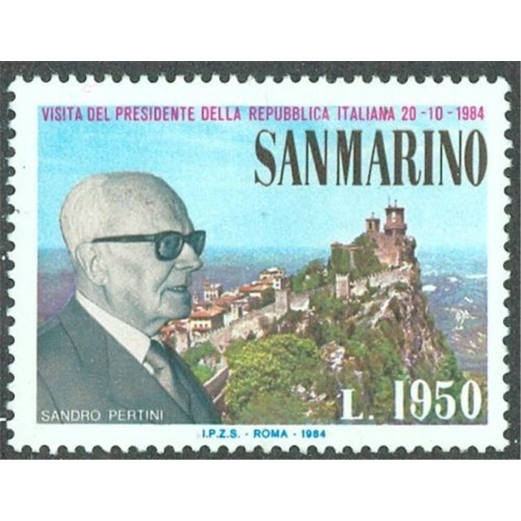 SAN MARINO 1984 Sandro Pertini MNH**