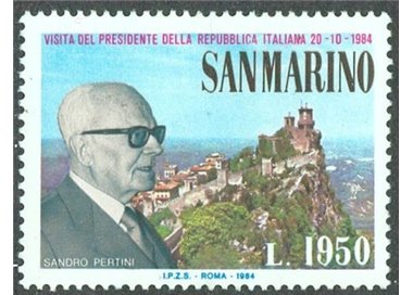 SAN MARINO 1984 Sandro Pertini MNH**