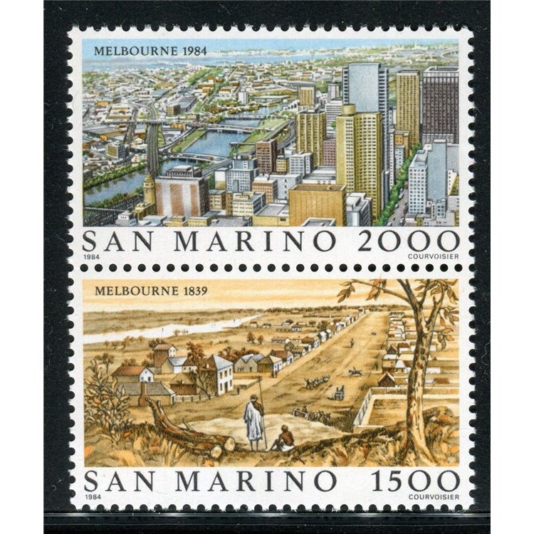 SAN MARINO 1984 Views of Melbourne 2v MNH**