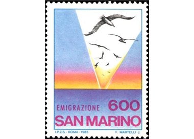 SAN MARINO 1985 Emigrazione MNH**