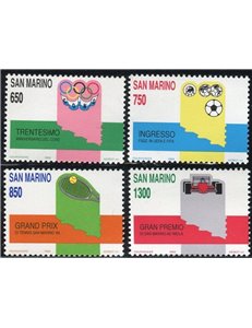 SAN MARINO 1989 Avvenimenti sportivi 4v MNH**