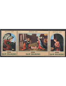 SAN MARINO 1989 Christmas 3v MNH**