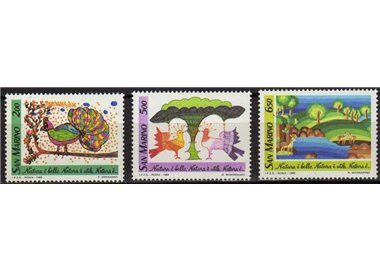 SAN MARINO 1989 Natura 3v MNH**