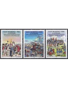 SAN MARINO 1989 Rivoluzione francese 3v MNH**