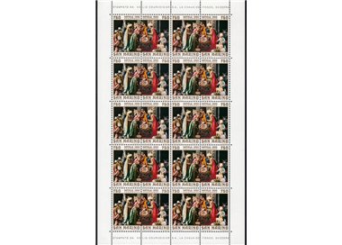 SAN MARINO 1990 Christmas m/s MNH**