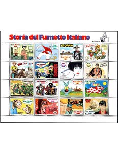 SAN MARINO 1997 History of Italian Comics s/s MNH**