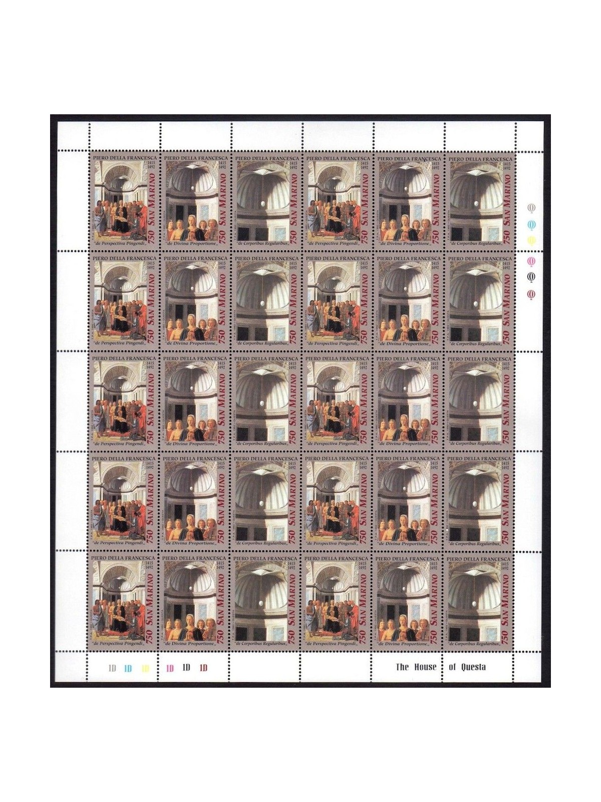 SAN MARINO 1992 Christmas m/s MNH**