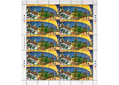SAN MARINO 1995 Christmas m/s MNH** (dif)