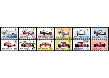 SAN MARINO 1998 50 Years of Ferrari 12v MNH**