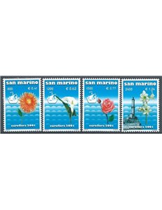 SAN MARINO 2001 Euroflora 4v MNH**