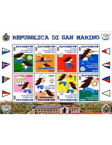 SAN MARINO 2001 Giochi dei Piccoli Stati BF MNH**