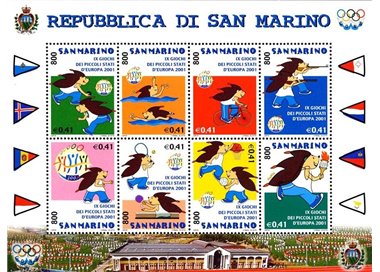 SAN MARINO 2001 Games of the Small States s/s MNH**