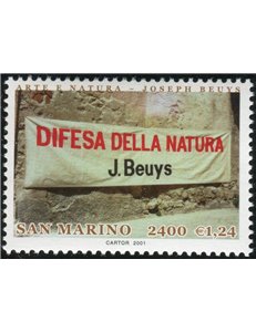 SAN MARINO 2001 Joseph Beuys MNH**