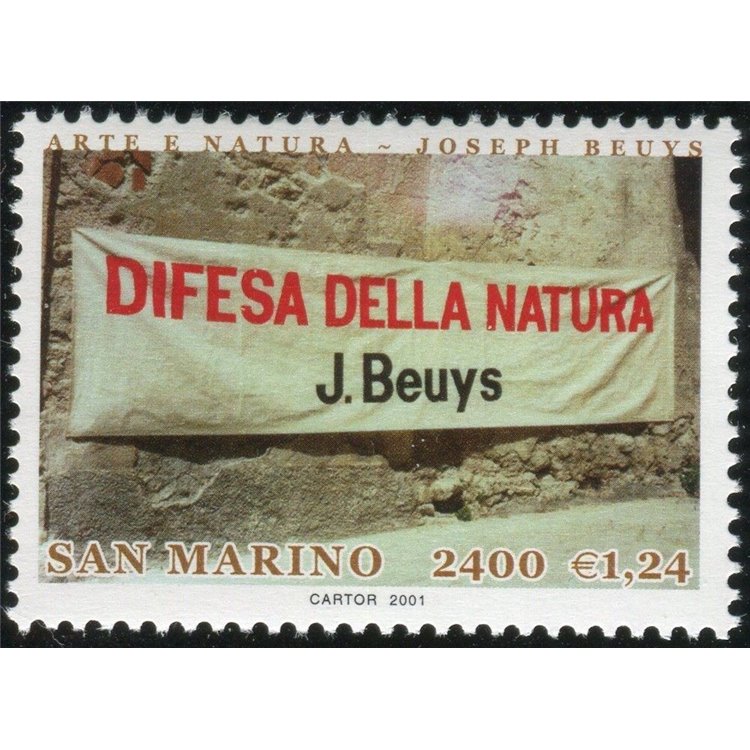 SAN MARINO 2001 Joseph Beuys MNH**