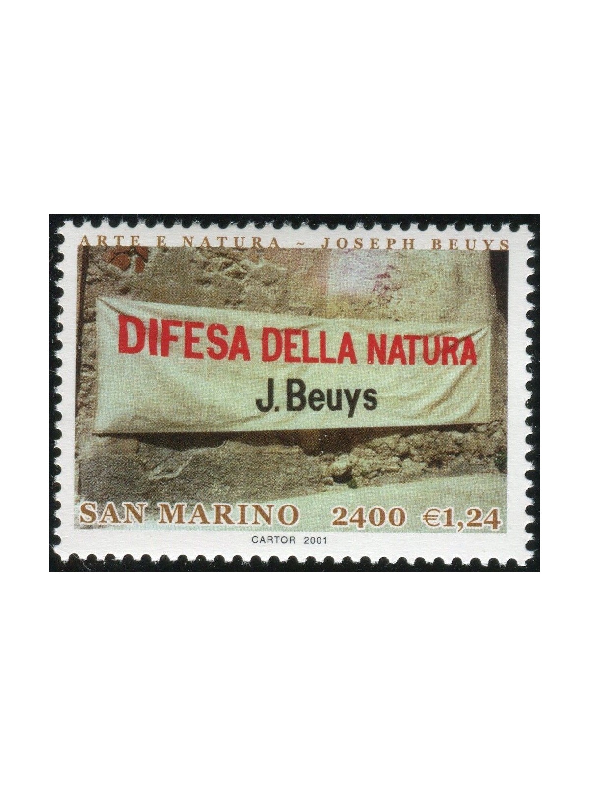SAN MARINO 2001 Joseph Beuys MNH**