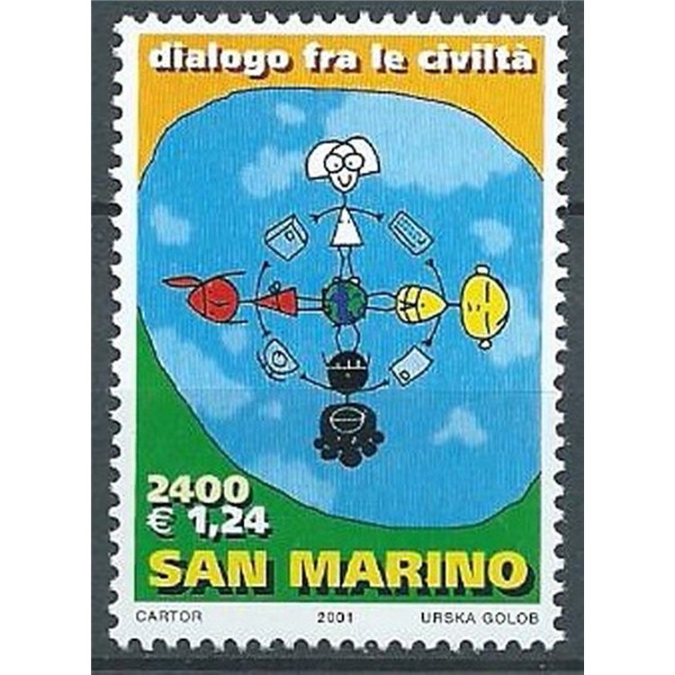 SAN MARINO 2001 Dialogue between Civilizations MNH**