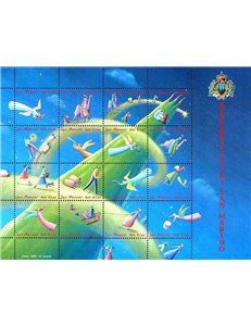 SAN MARINO 2001 Christmas s/s MNH**