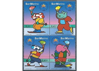 SAN MARINO 2002 Olimpiadi invernali 4v MNH**