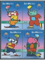 SAN MARINO 2002 Winter Olympics 4v MNH**