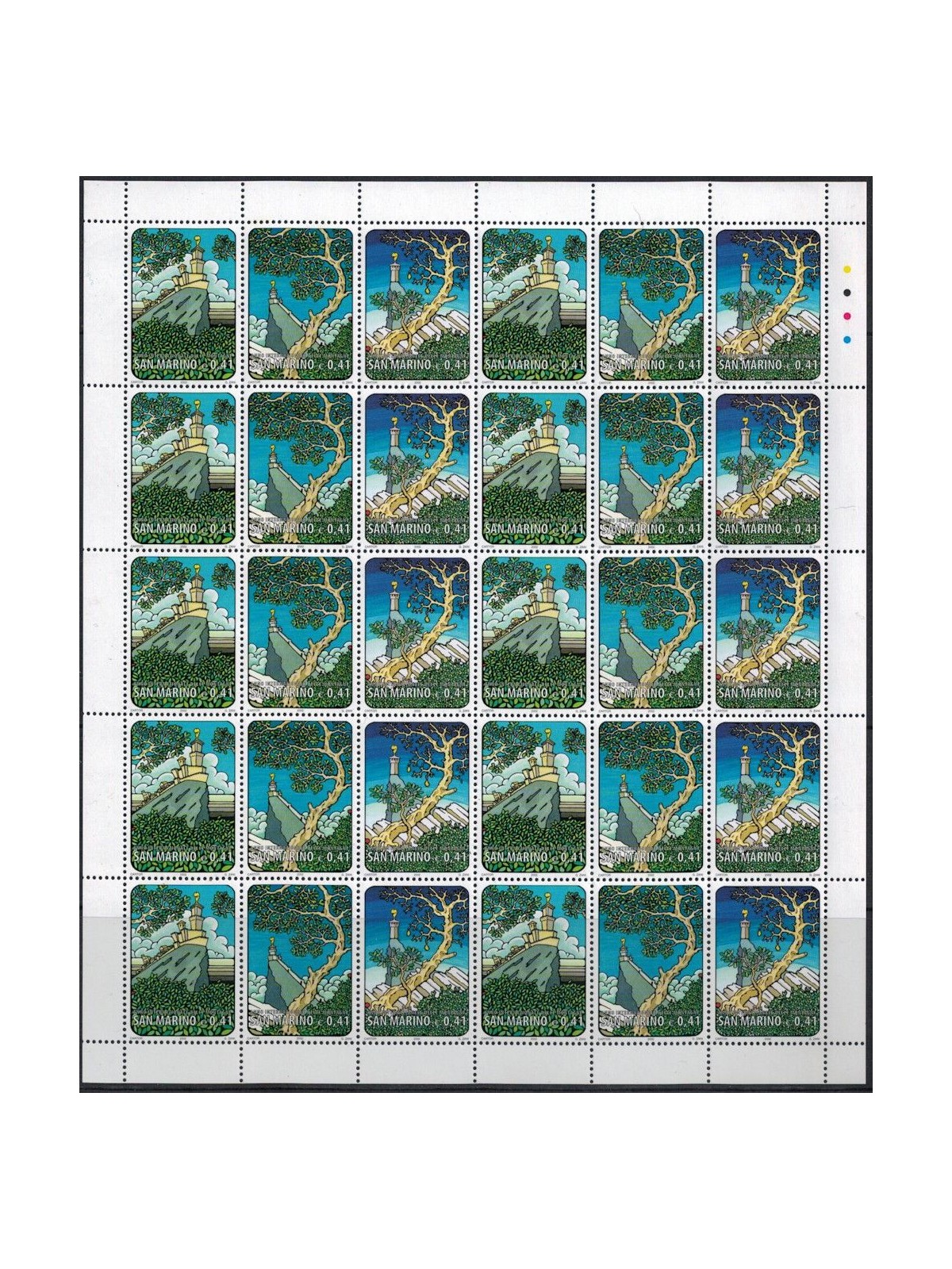 SAN MARINO 2002 International Year of the Mountain m/s MNH**