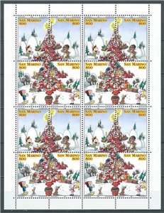 SAN MARINO 1998 Christmas m/s MNH**