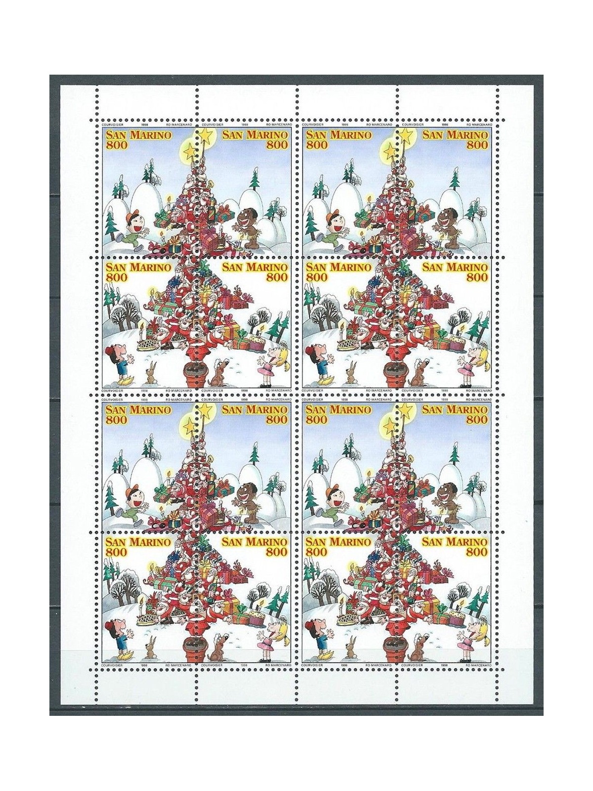 SAN MARINO 1998 Natale MF MNH**