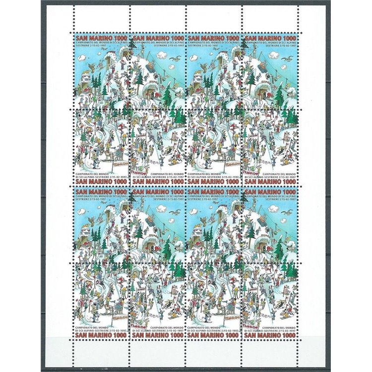 SAN MARINO 1997 Alpine Ski World Championships m/s MNH**