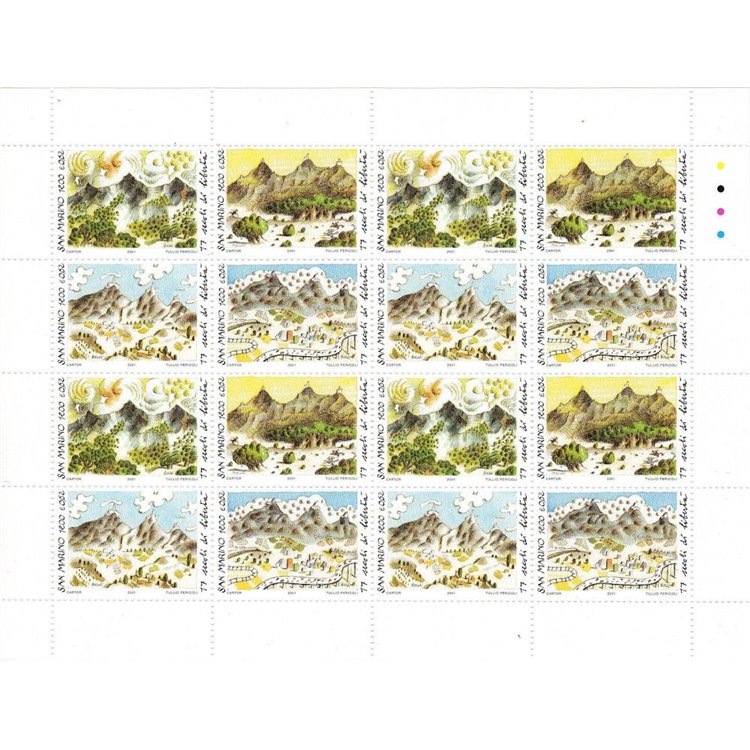 SAN MARINO 2001 Anniversary of the Foundation of m/s MNH**