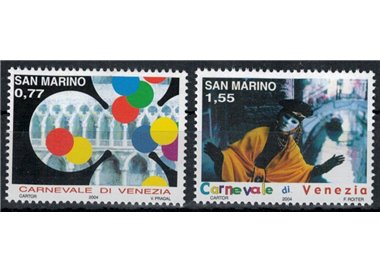 SAN MARINO 2004 Carnevale di Venezia 2v MNH**