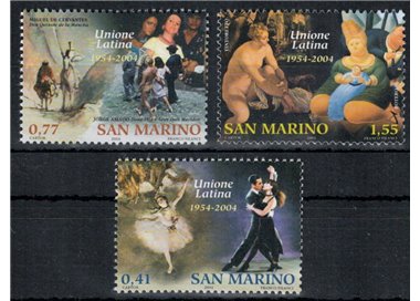 SAN MARINO 2004 Unione Latina 3v MNH**