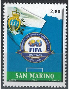 SAN MARINO 2004 Centenario della FIFA MNH**