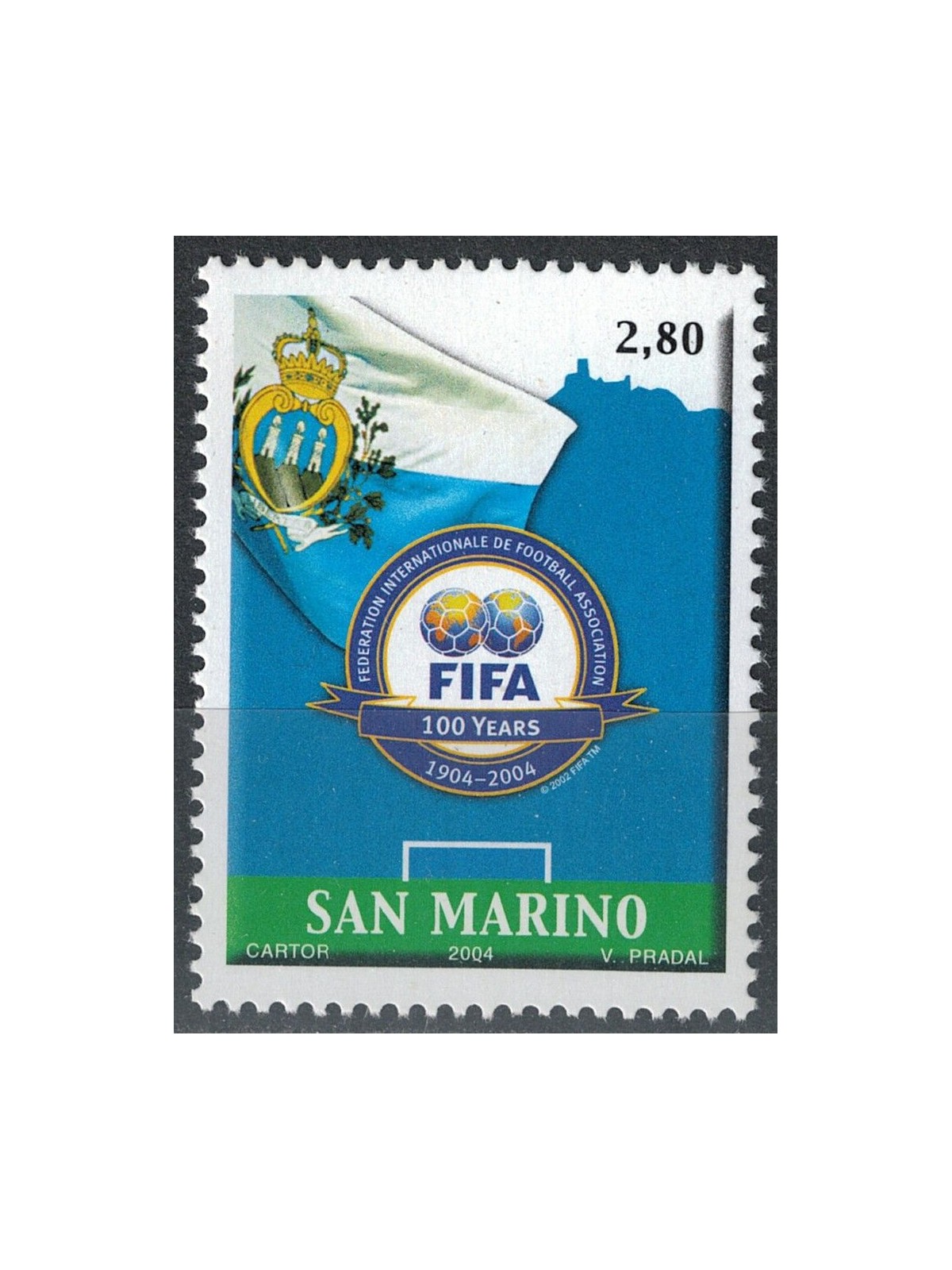 SAN MARINO 2004 FIFA Centenary MNH**