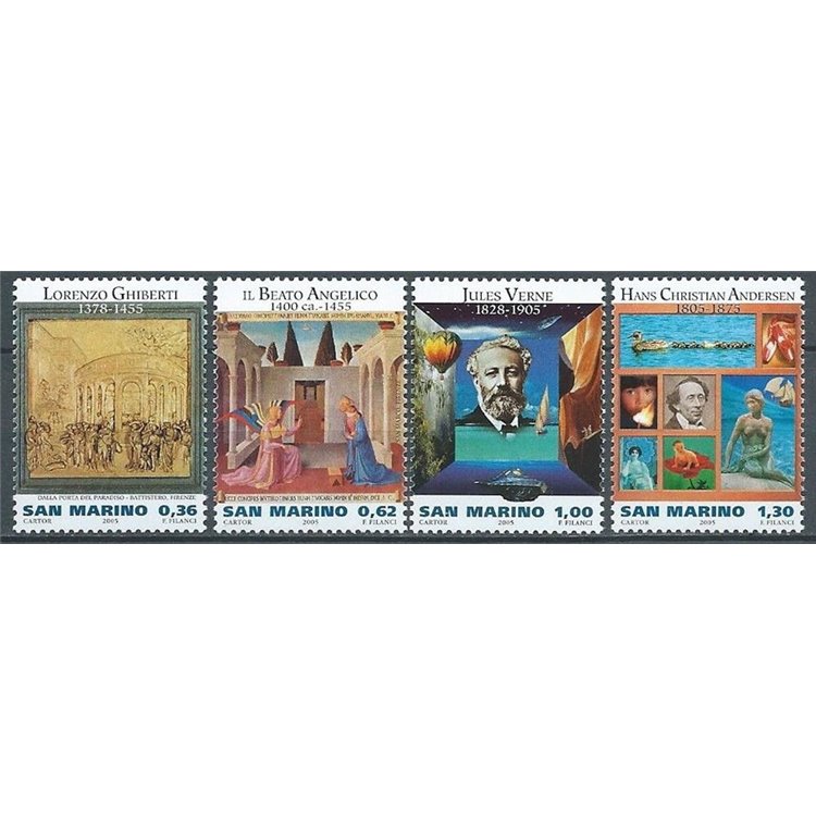 SAN MARINO 2005 Artists 4v MNH**